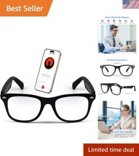 Lightweight Waterproof Smart Glasses with Open-Ear Speakers and Touch Control