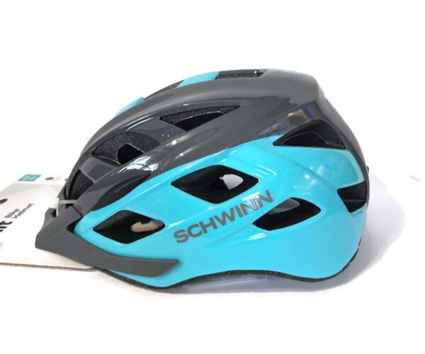 Schwinn Dash Adult Bike Helmet Agea 14 + Teal Gray NEW