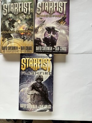 Lot of 3 Starfist DAVID SHERMAN and DAN CRAGG 11, 13-14: Flashfire, Wings Of 