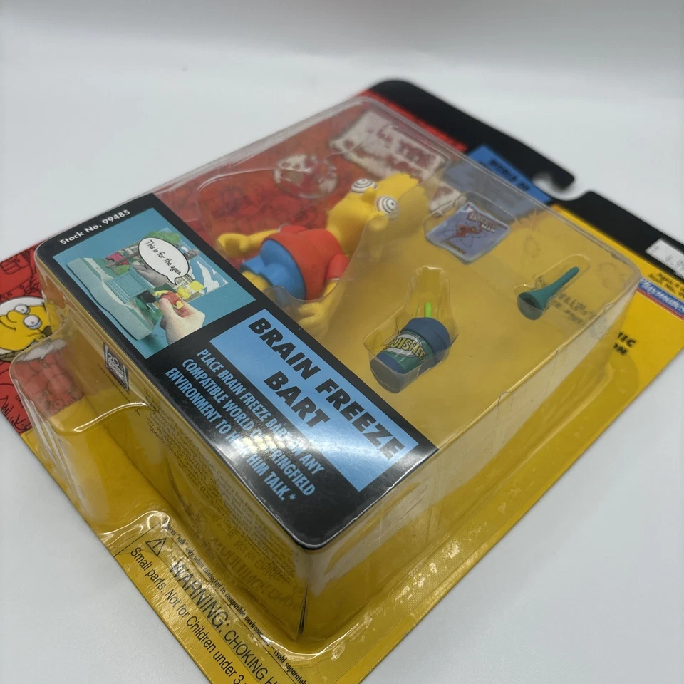 Figura "Brain Freeze Bart" The Simpson's Playmates WOS Series 16 Foto 4 de 4