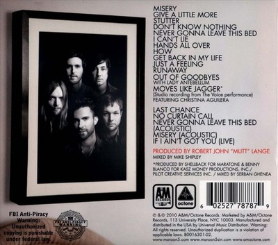 MAROON 5 HANDS ALL OVER [DELUXE EDITION] NEW CD