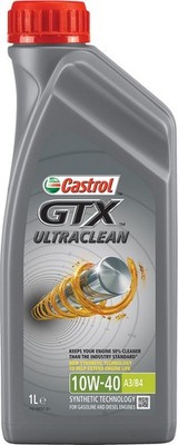 5pcs Castrol GTX Ultraclean Oil 10W-40 A3/B4 1L Package