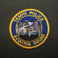 Original Tampa Police Department (FL) Aviation Squad Patch