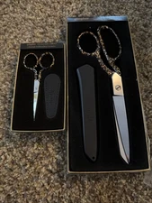 Gingher Designer Series Cheetah Scissors Set 8-inch 4-inch