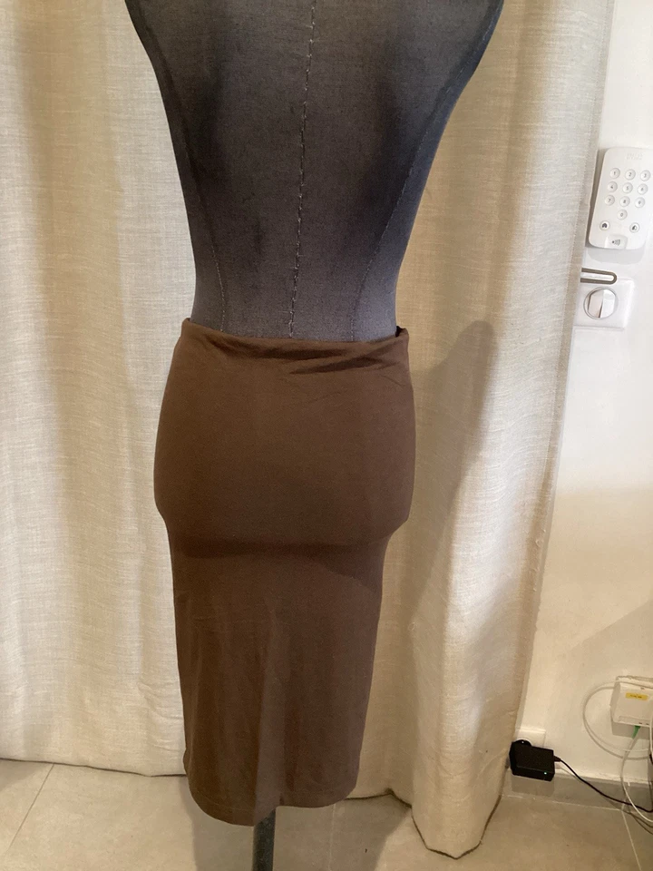 Très Belle Jupe Moulante Marron Plein Sud 36 - Photo 3/4