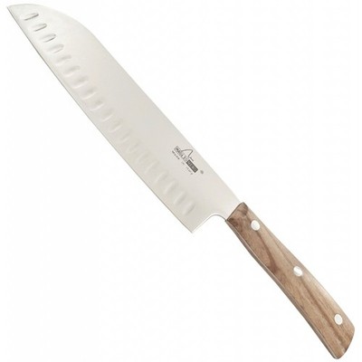 Santokumesser 19 cm Iside Linie mit Olivenholz Griffe - Maglio Nero Made in Ital
