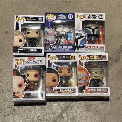 6 MOVIE & TV SHOW FUNKO POPS! Level 6-7 Condition