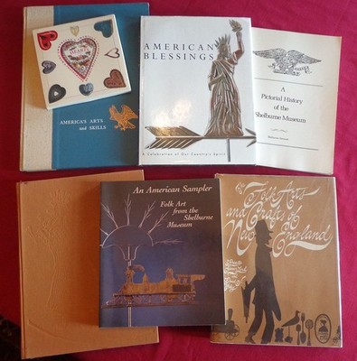 7 Book Lot AMERICAN FOLK ART CRAFTS New England NAIVE Shelburne Museum AMERICANA