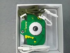 Kids Digital Camera Photo/Video Dinosaur Theme Green Model X11 3-4 Years 2022
