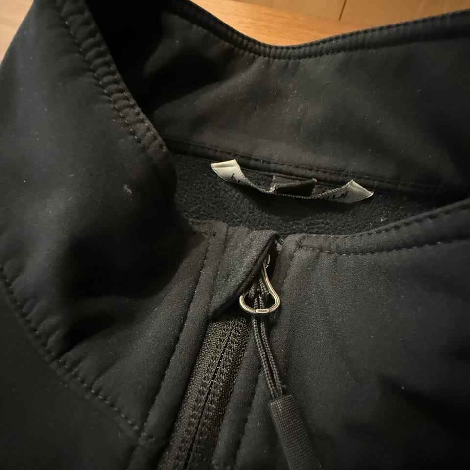 Chaqueta Apple Para Hombre XL Negra Cremallera Completa Empleado Corporativo Logo Bordado Foto 4 de 4