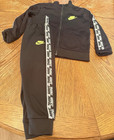 Nike Boys 2-Piece Fleece Tracksuit Set Zip Jacket & Pants Black 2-3Y — photo 1