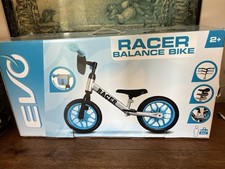 EVO Racer Balance Bike, Kids / Toddlers - 10” Wheels Adjustable Seat Up To 20KG