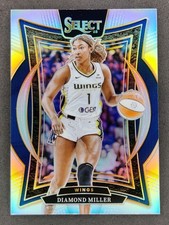 2025 Panini WNBA Select DIAMOND MILLER Silver Concourse #15 Dallas Wings