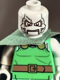 LEGO Dr. Doom Minifigure Marvel Super Heroes Green Cape  Plastic Fabric 76005