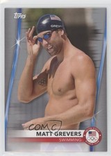 2021 Topps US Olympic & Paralympic Team and Hopefuls Silver Matt Grevers #17 0s5