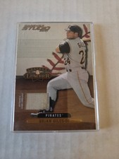 2001 Donruss Studio - Leather & Lumber Brian Giles #LL-45 (MEM)