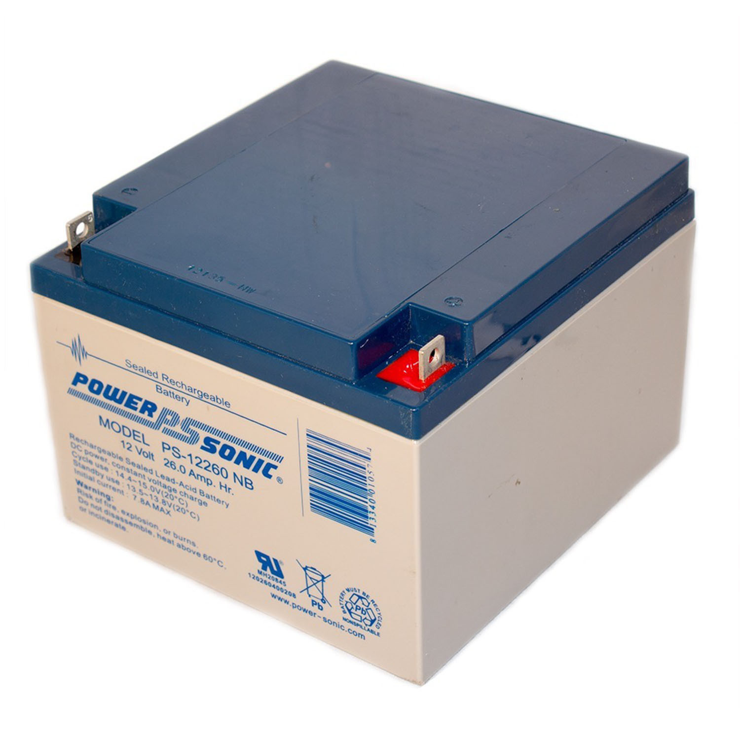 Power-Sonic 12V 26Ah SLA Replacement Battery Compatible with Remco RM12-26FR