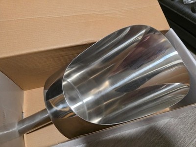 New, In-Box 14 in. 96oz. Sani-Lav 305 Stainless Steel Ice Scoop Model No. 4005
