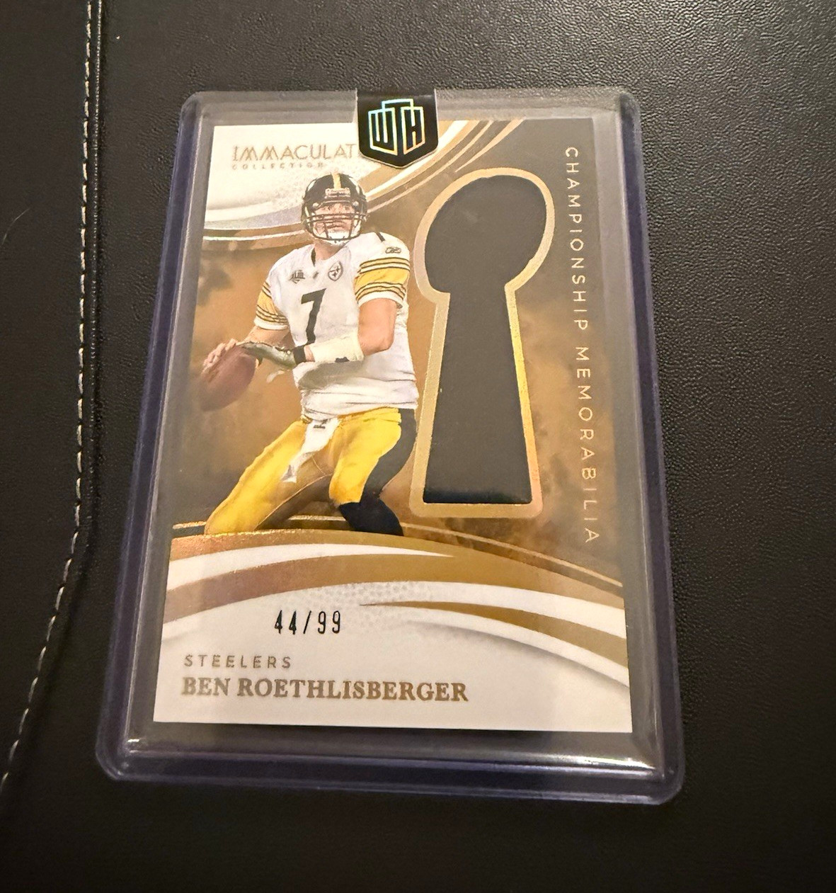 Panini Immaculate 2025 Ben Roethlisberger Champ Mem Steelers CM-BRR 44/99