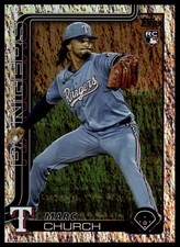 Marc Church 2025 Topps Update #US227 Holo Foil RC Texas Rangers