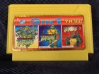 Turtles 3IN1 Famiclone Pegasus cartridge 8bit Famicom 60pin Nes Game Dendy 90s