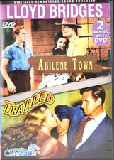 Lloyd Bridges - Abilene Town / Trapped DVD Double Feature  *DISC ONLY* NO CASE