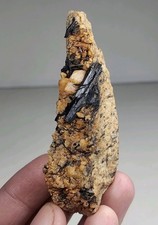 58 gm Aesthetic Specimen Of Aegirine & Astrophylite Crystals On Matrix.