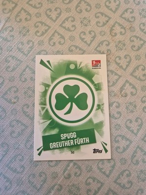 Topps Match Attax Bundesliga Saison 25 /25 Greuther Fürth Teamlogo