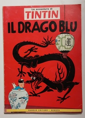 TINTIN THE BLUE DRAGON gandus publisher - paperback