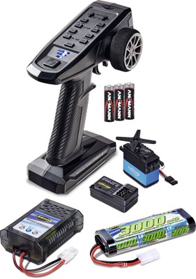 Fernsteuerungsset Carson Reflex Pro 4, Akku Servo Ladegerät f. TAMIYA Bausätze