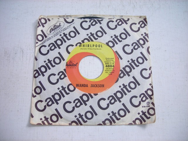 w SLEEVE Wanda Jackson Whirlpool / One Teardrop at a Time &hellip;