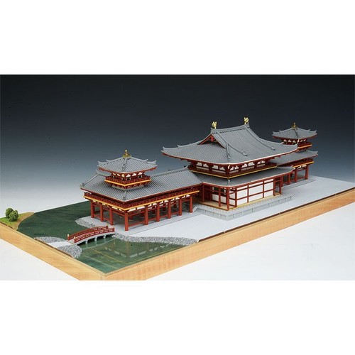 Woody Joe 1/75 Byodoin Phoenix Hall Wooden Model - Picture 12 of 12