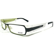 Joop Eyeglasses Frames MOD.83097-637 Black Green Silver Rectangular 52-16-130