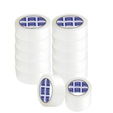 18 Rolls Carton Sealing Clear Packing Tape Box Shipping - 2 mil 2" x 55 Yards