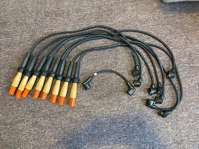 Boss 429 Mustang Autolite spark plug wire set, 1969 1970 Boots And Ceramics