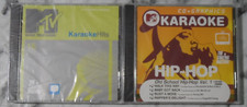 MTV Karaoke 2 CD Lot 16 Hits / Old School Hip Hop Volume 1 BRAND NEW