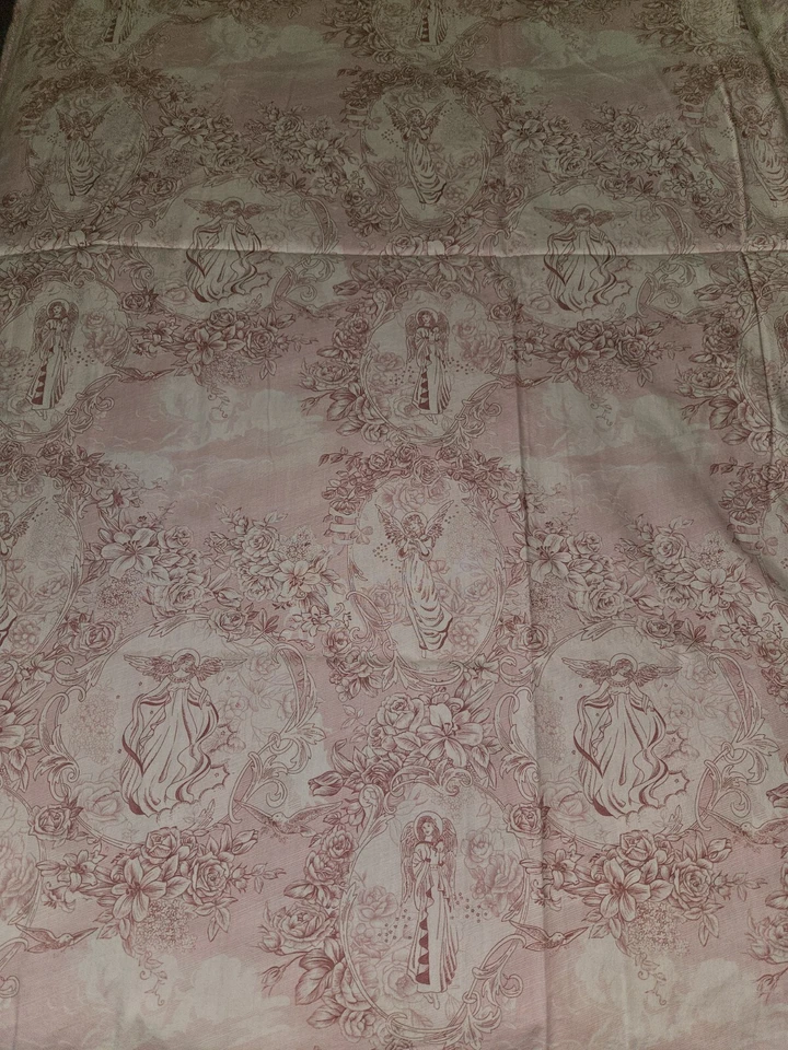 Difícil de encontrar en el principio tela de algodón vista de ángel jardines Lynnea Washburn 3 yardas  Foto 2 de 4