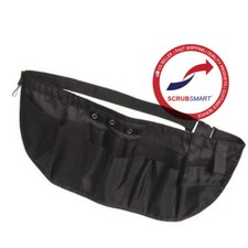 10 Pocket Nurse Medical Apron Pocket Belt Organizer Pouch Tool Fanny Pack Blk-L