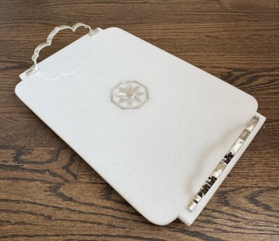 Michael Aram Palace Marble Cheese Board With Knife Original Packaging