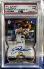 2023 Bowman Chrome Prospects Auto - Purple Ref. /250 Jase Bowen