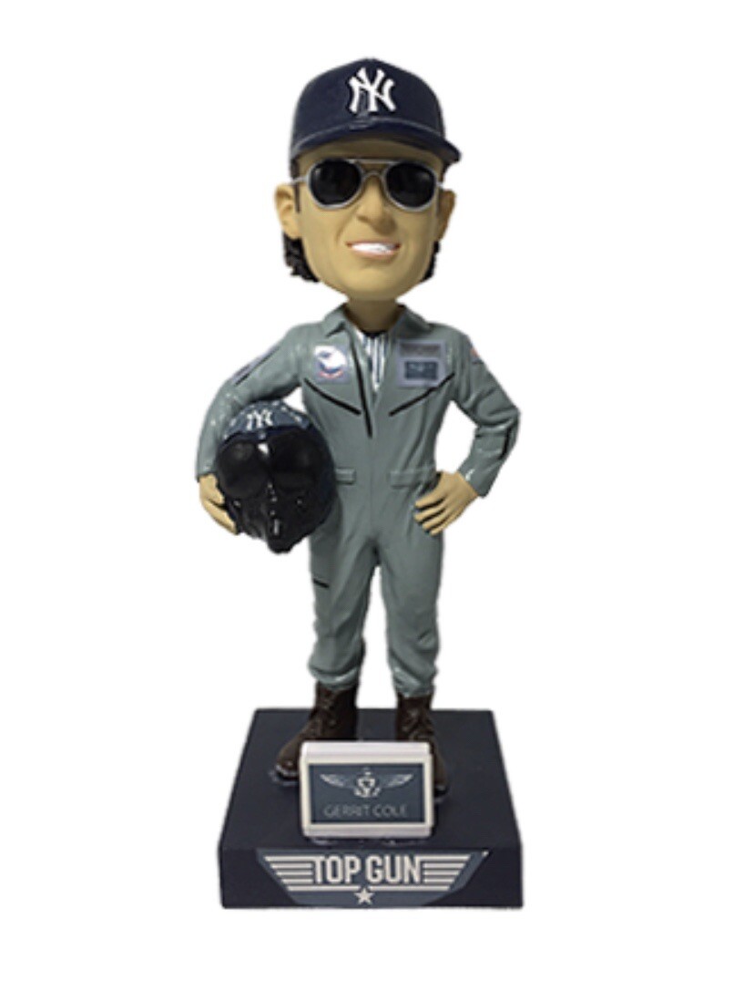 Gerrit Cole Top Gun 8/6/2021 New York Yankees MLB Bobblehead SGA