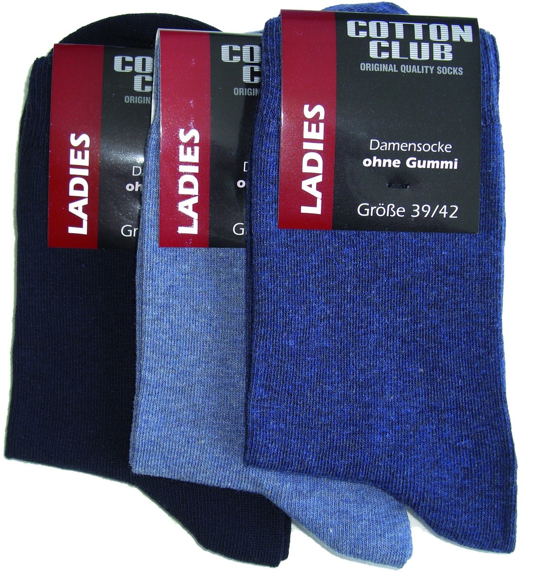 3 Paar Diabetikersocken Von Cotton Club – Ohne Gummi, Aus Baumwolle, Bequem Für Jeden Tag