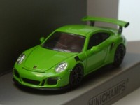 Minichamps Porsche 911 GT3 Rs, 2015, Gift Gruen - 870 063221 - 1:87