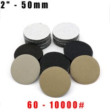 2 - 50mm Wet & Dry Sanding Discs Sandpaper Ho...