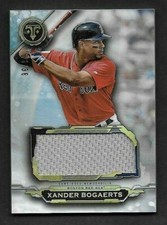 2019 Topps Triple Threads Single Jumbo Relic Xander Bogaerts Boston Red Sox 6/36