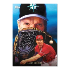 2021 Topps Game Within the Game #13 Randy Johnson by Paul Jennis
