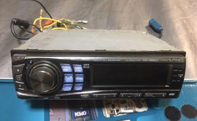 Alpine CDA-9856Ji Car Stereo CD MP3 Player Head Unit JDM Tested Excellent