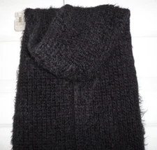 Womens BLACK WARM WINTER SCARF Thick Knit RUE 21 Fashion   72 x 9" New W/ Tags