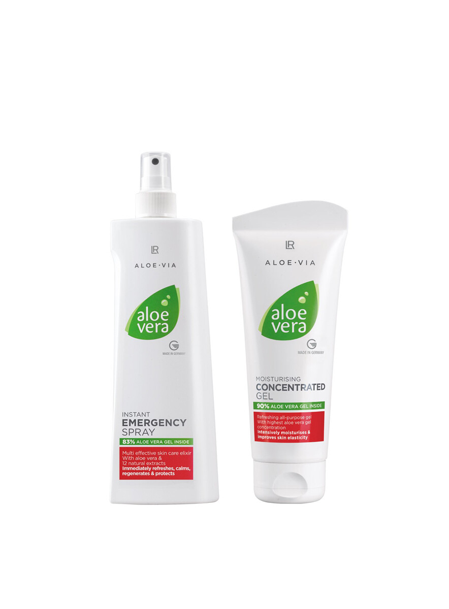 LR Aloe VIA Aloe Vera Concentrate 100ml + Emergency Spray 150ml | eBay.de