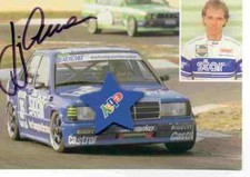 Jörg van Ommen-DTM Mercedes 190 E 2.3-16,DTM 1988, oryginalny autograf,